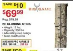 Dunham's Sports Big Game 20' Climbing Stick offer