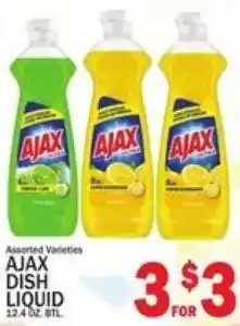 Ctown Ajax dish liquid offer