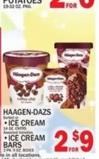Ctown Haagen-Dazs ice cream bars offer
