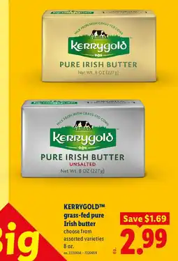 Lidl Kerrygold grass-fed pure Irish butter offer