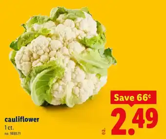 Lidl cauliflower offer