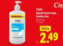 Lidl Cien liquid hand soap offer