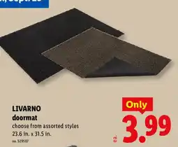 Lidl Livarno doormat offer