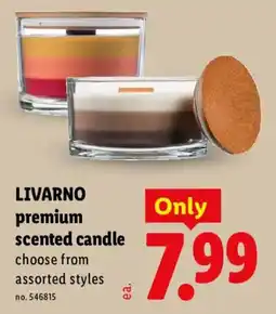 Lidl LivarNo premium scented candle offer
