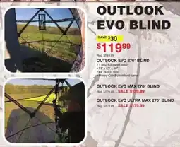 Dunham's Sports Outlook Evo Blind offer