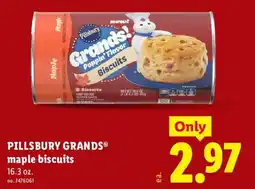 Lidl Pillsbury grands maple biscuits offer