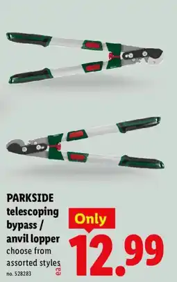 Lidl Parkside telescoping bypass / anvil lopper offer