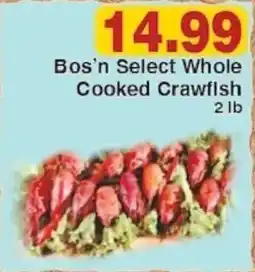Piggly Wiggly Bos'n Select Whole Cooked Crawfish offer
