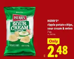 Lidl Herr's ripple potato chips offer