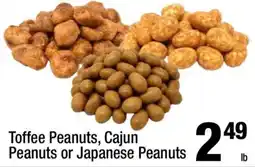 Super King Markets Toffee Peanuts, Cajun Peanuts or Japanese Peanuts offer
