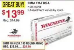 Dunham's Sports Winchester 9mm Fmj Usa offer