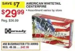 Dunham's Sports Hornady american whitetail centerfire offer