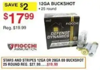 Dunham's Sports Fiocchi 12ga Buckshot offer