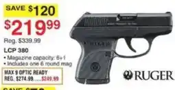 Dunham's Sports Ruger Lcp 380 offer