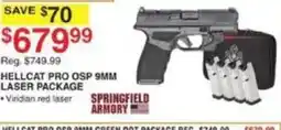 Dunham's Sports Springfield Armory Hellcat Pro OSP 9mm Laser Package offer