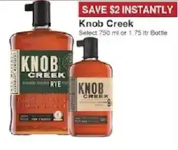 Piggly Wiggly Knob Creek Rye offer