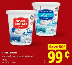 Lidl Sour cream by Lidl offer