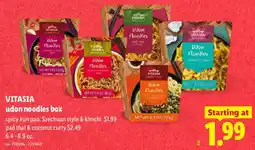 Lidl Vitasia udon noodles box offer