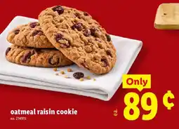 Lidl oatmeal raisin cookie offer