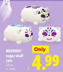 Lidl Needoh sugar skull cats offer