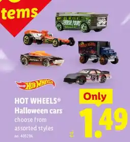 Lidl Hot Wheels Halloween cars offer