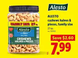 Lidl Alesto cashews halves & pieces offer