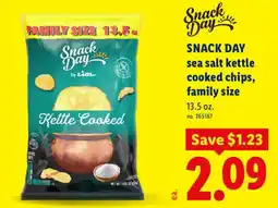 Lidl Snack Day sea salt kettle cooked chips offer