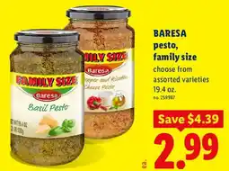 Lidl Baresa pesto offer