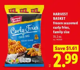 Lidl Harvest Basket curly fries offer