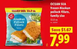 Lidl Ocean sea alaskan pollock fillets offer