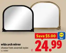 Lidl Lidl wide arch mirror offer