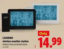 Lidl Livarno wireless weather station offer
