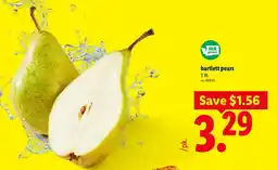 Lidl WA grown bartlett pears offer