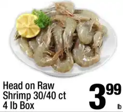 Super King Markets Head on Raw Shrimp offer