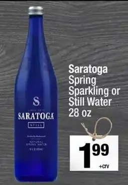 Super King Markets Saratoga spring sparkling or still water offer