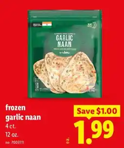 Lidl Lidl garlic naan offer