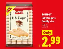 Lidl Sondey lady fingers offer