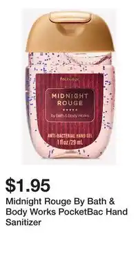 Bath & Body Works Midnight Rouge By Bath & Body Works PocketBac Hand Sanitizer offer