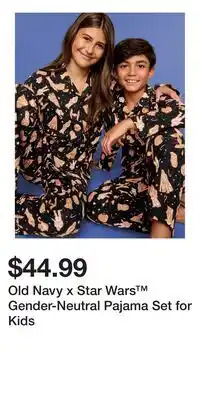 Old Navy Old Navy x Star Wars Gender-Neutral Pajama Set for Kids offer