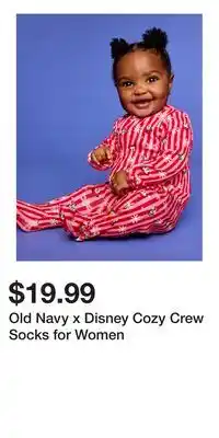 Old Navy Old Navy x Disney Cozy Crew Socks for Women offer