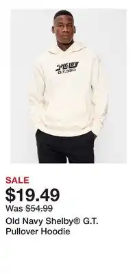 Old Navy Old Navy Shelby G.T. Pullover Hoodie offer