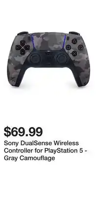 Game Stop Sony DualSense Wireless Controller for PlayStation 5 - Gray Camouflage offer