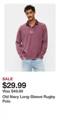 Old Navy Old Navy Long-Sleeve Rugby Polo offer