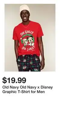 Old Navy Old Navy Old Navy x Disney Graphic T-Shirt for Men offer