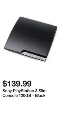 Game Stop Sony PlayStation 3 Slim Console 120GB - Black offer