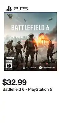 Game Stop Battlefield 6 - PlayStation 5 offer