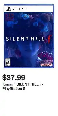 Game Stop Konami SILENT HILL f - PlayStation 5 offer