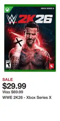 Game Stop WWE 2K26 - Xbox Series X offer
