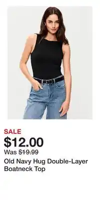 Old Navy Old Navy Hug Double-Layer Boatneck Top offer