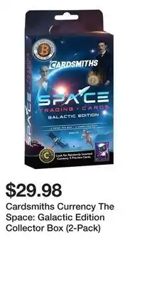 Game Stop Cardsmiths Currency The Space: Galactic Edition Collector Box (2-Pack) offer